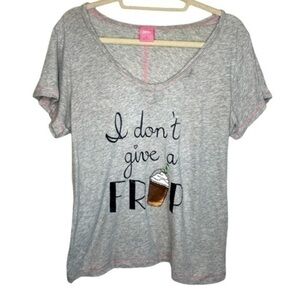 Jenni Intimates I Don't Give A Frap Tee Size XL